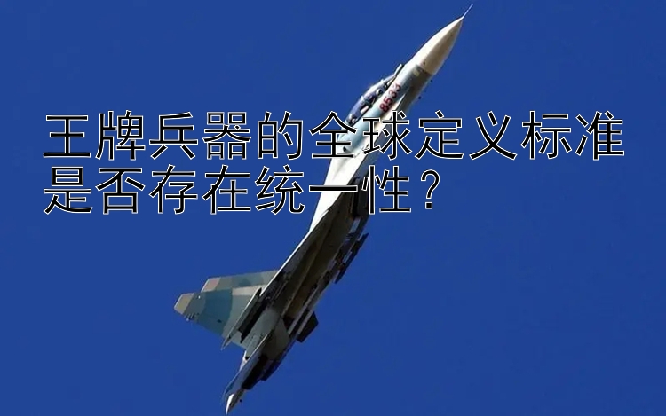 王牌兵器的全球定义标准是否存在统一性？