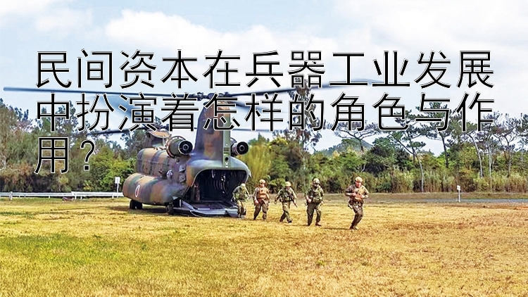 民间资本在兵器工业发展中扮演着怎样的角色与作用？